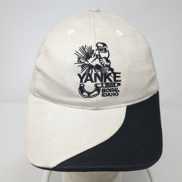Yanke Boise Idaho Strapback Baseball Cap Beige One Size Adjustable 6 Panel AMC - Picture 2 of 9